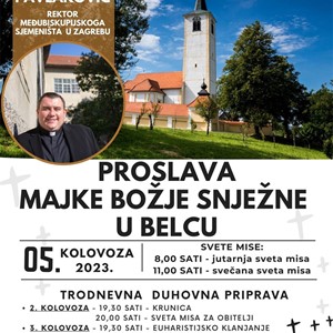 Proslava Majke Božje Snježne u Belcu